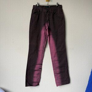 Vintage Just Cavalli Purple Pink Tie Dye Jeans Made in Italy Size 30